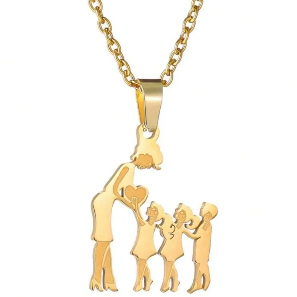 3for$20 Mother Son Daughter Pendant Necklace Women's adjustable Necklace
